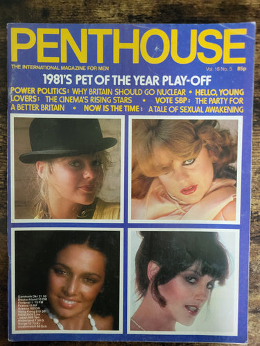 Penthouse Magazine Vol 16 No 5